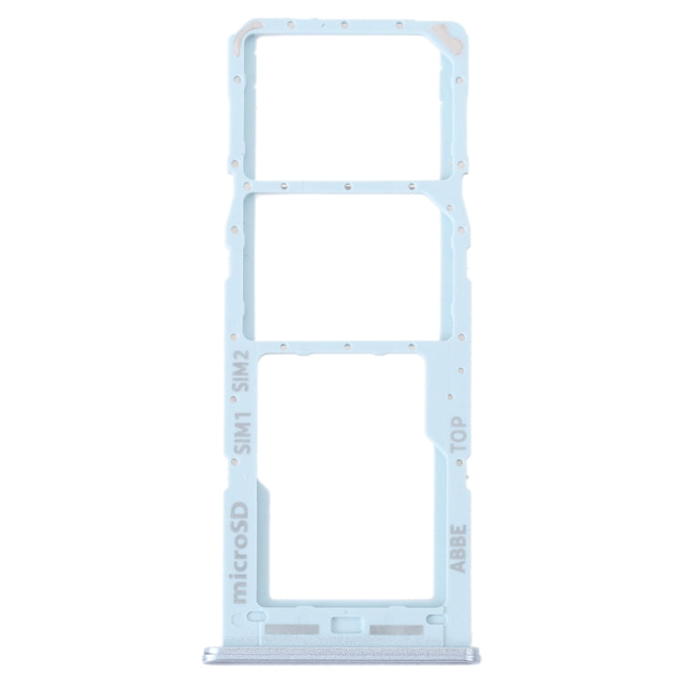 For Samsung Galaxy M23 SM-M236B Original SIM Card Tray + SIM Card Tray + Micro SD Card Tray (Blue)
