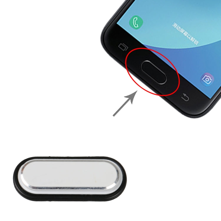 Home Key for Samsung Galaxy J3 2017/J5 2017/J7 2017 SM-J330 SM-J530 SM-J730 (Silver) - free shipping - PMc TechLife - Order now!