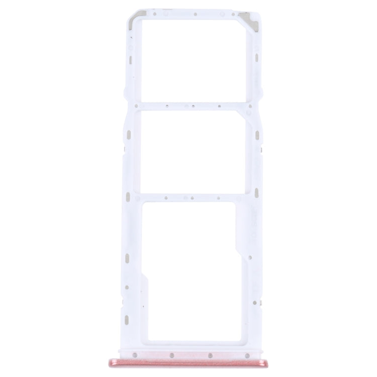 For Samsung Galaxy A04 SM-A045F Original SIM Card Tray + SIM Card Tray + Micro SD Card Tray (Pink)