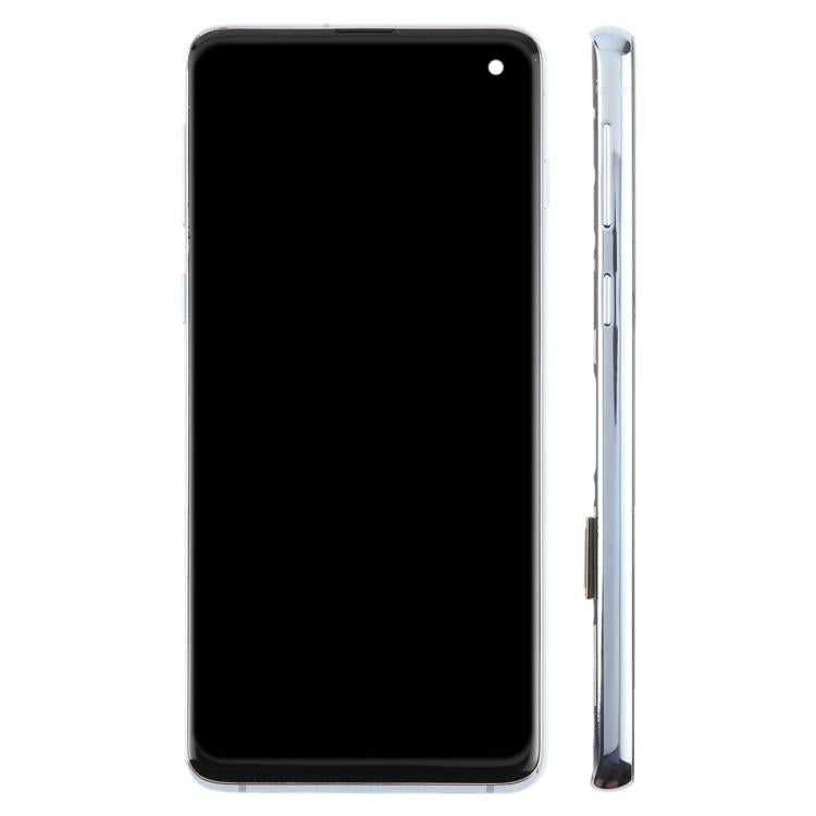 For Samsung Galaxy S10 4G SM-G973F 6.05 inch TFT LCD Screen Digitizer Full Assembly with Frame, Not Supporting Fingerprint Identification(Blue)