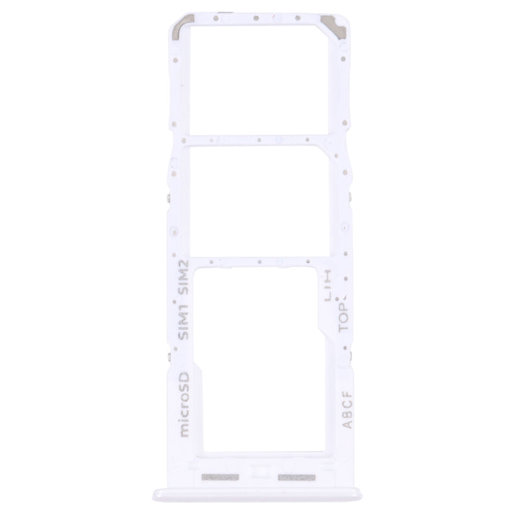For Samsung Galaxy A23 5G SM-A236B Original SIM Card Tray + SIM Card Tray + Micro SD card tray (White)