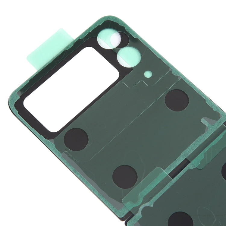 For Samsung Galaxy Z Flip4 SM-F721B Battery Back Cover with Camera Lens Cover(Black)