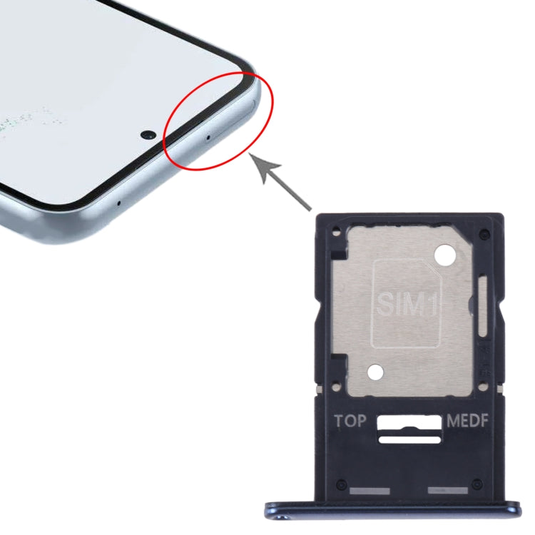 For Samsung Galaxy A54 SM-A546 Original SIM Card Tray + Micro SD Card Tray (Blue) - free shipping - PMc TechLife - Order now!
