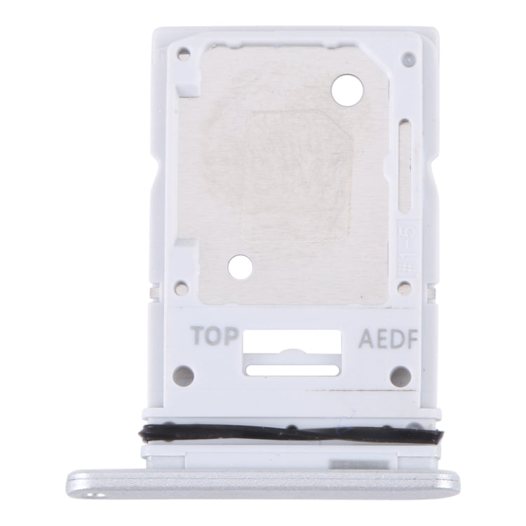 For Samsung Galaxy A54 SM-A546 Original SIM Card Tray + Micro SD Card Tray (Silver)