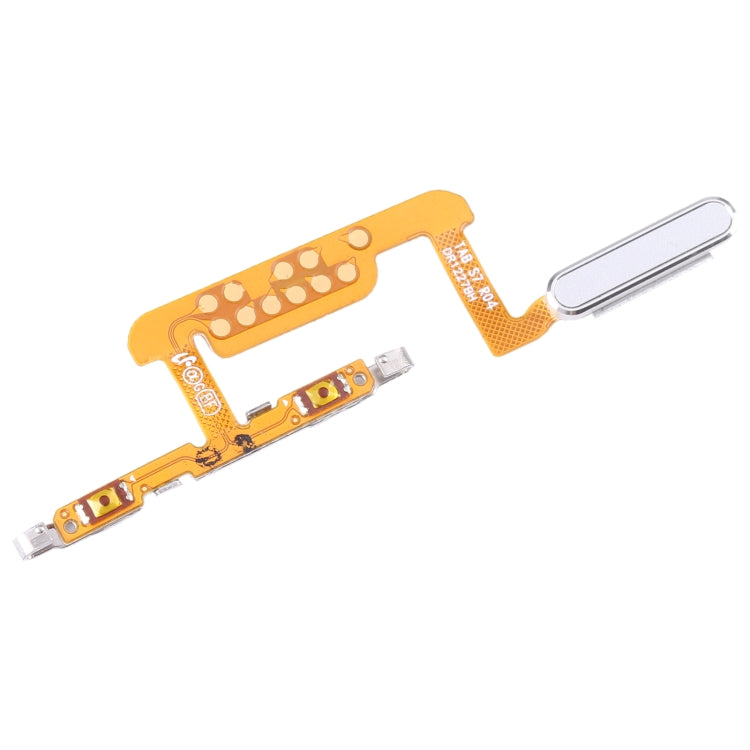 For Samsung Galaxy Tab S7 SM-T870 Original Power Button & Volume Button Flex Cable (Silver)