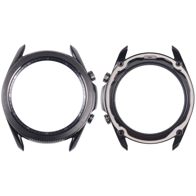 Original LCD Screen Frame Bezel Plate For Samsung Galaxy Watch 3 45mm SM-R840 (Black)