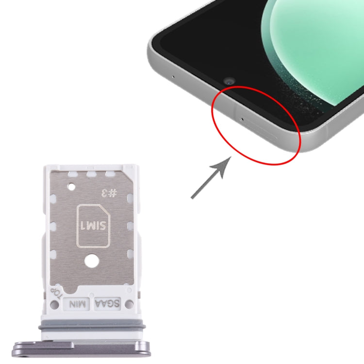 For Samsung Galaxy S23 FE SM-S711B Original SIM + SIM Card Tray (Grey) - free shipping - PMC Jewellery - Order now!