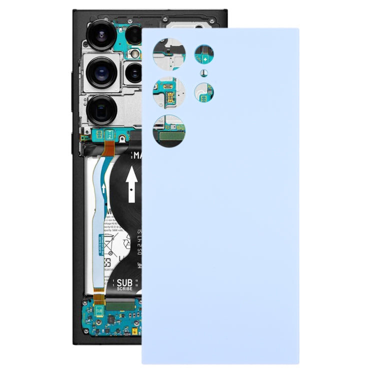 For Samsung Galaxy S24 Ultra SM-S928B OEM Battery Back Cover(Blue)