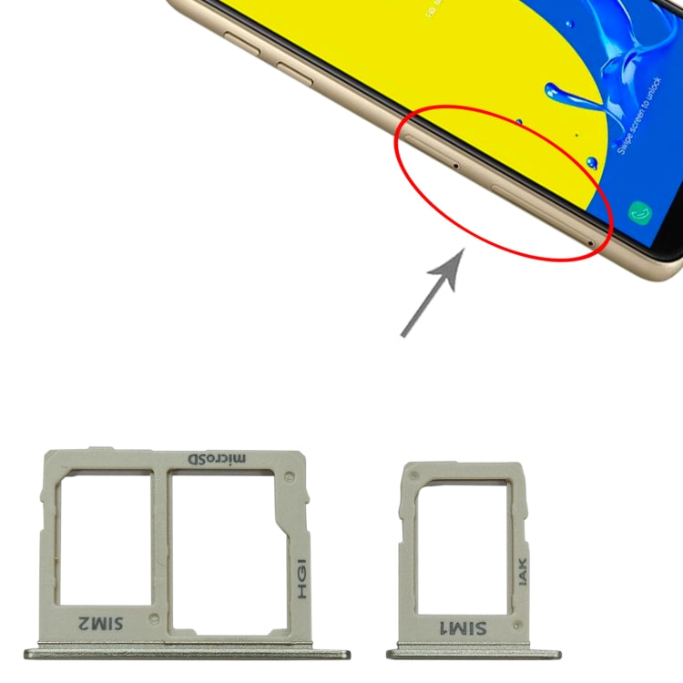 For Samsung Galaxy J6 2018 SM-J600 SIM Card Tray + SIM + Micro SD Card Tray (Gold) - free shipping - PMc TechLife - Order now!