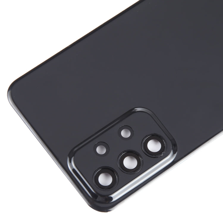 For Samsung Galaxy A23 4G SM-A235F Original Battery Back Cover with Camera Lens Cover (Black)