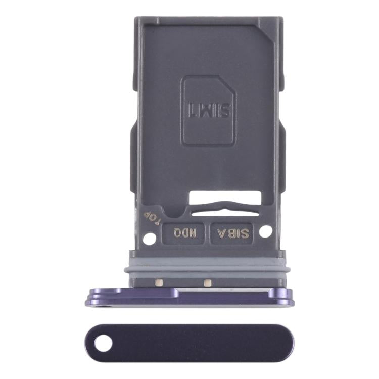 For Samsung Galaxy S24 SM-S921B Original SIM Card Tray (Purple)