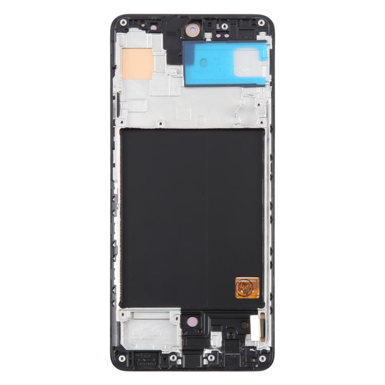 For Samsung Galaxy A51 4G SM-A515F 6.43 inch OLED LCD Screen Digitizer Full Assembly with Frame (Black)