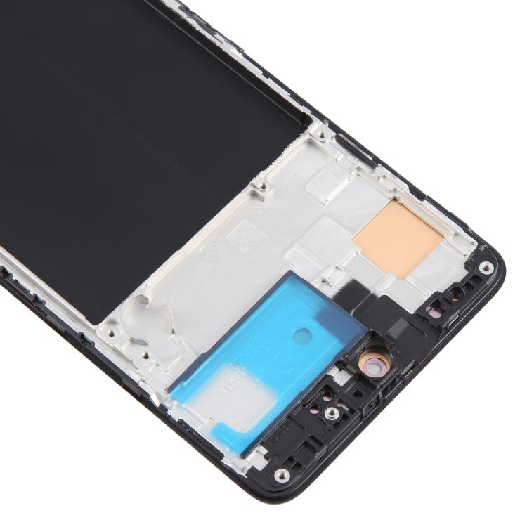 For Samsung Galaxy A51 4G SM-A515F 6.43 inch OLED LCD Screen Digitizer Full Assembly with Frame (Black)