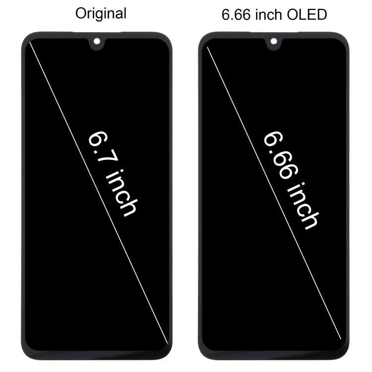 For Samsung Galaxy A16 5G SM-A166B 6.66 inch EU Version OLED LCD Screen Digitizer Full Assembly with Frame
