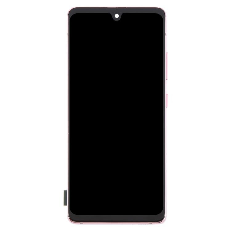 For Samsung Galaxy A51 5G SM-A516 6.36 inch OLED LCD Screen Digitizer Full Assembly with Frame (Pink)