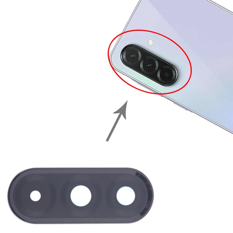For Samsung Galaxy A36 SM-A366B 10pcs Rear Camera Lens Cover (Black)