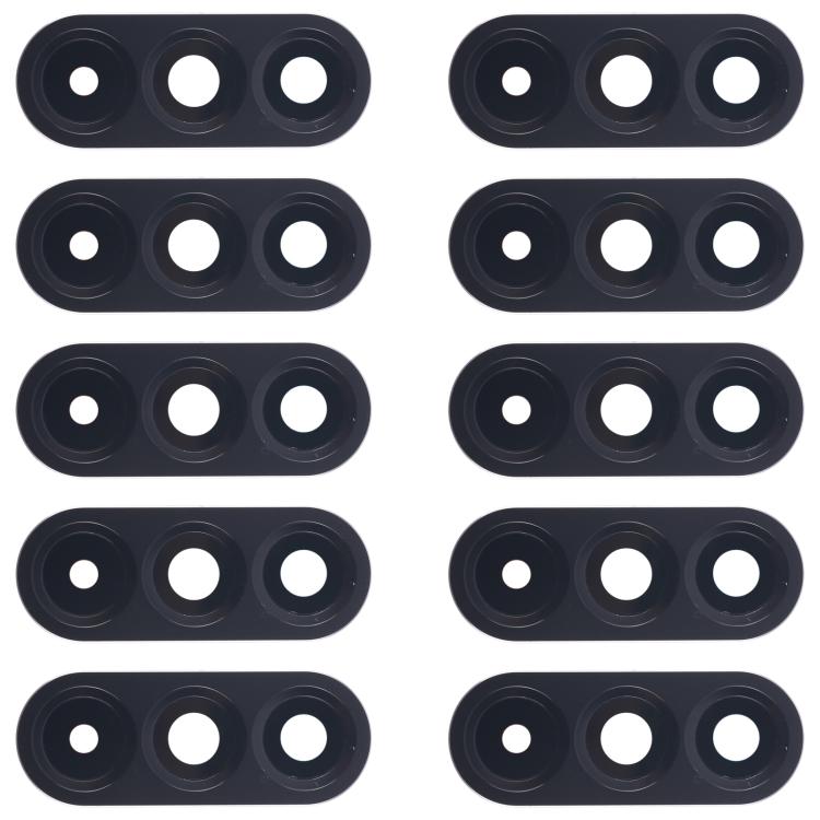 For Samsung Galaxy A56 SM-A566B 10pcs Rear Camera Lens Cover (Grey)