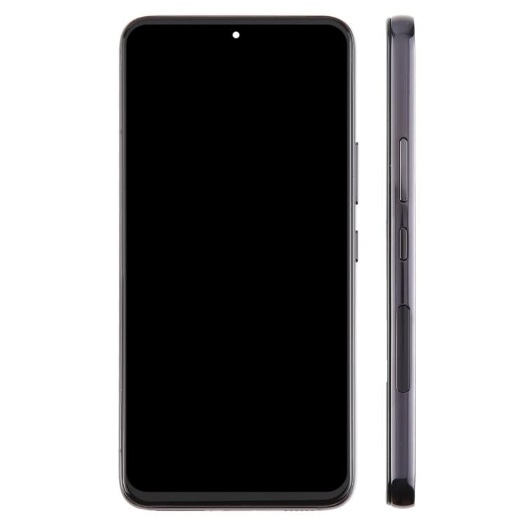 For Samsung Galaxy S22 SM-S901B 5.96 inch TFT LCD Screen Digitizer Full Assembly with Frame, Not Supporting Fingerprint Identification (Black)