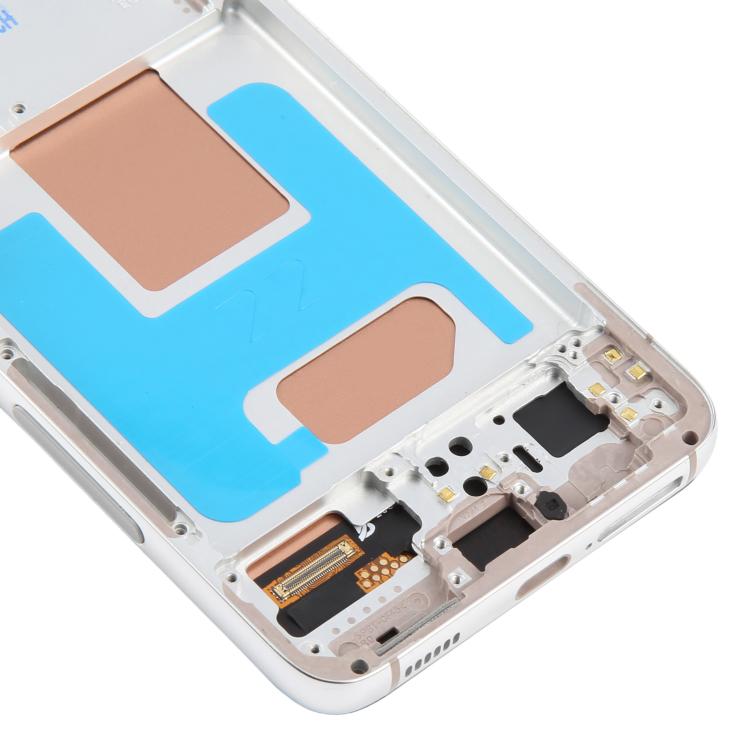 For Samsung Galaxy S22 SM-S901B 5.96 inch TFT LCD Screen Digitizer Full Assembly with Frame, Not Supporting Fingerprint Identification (Silver)