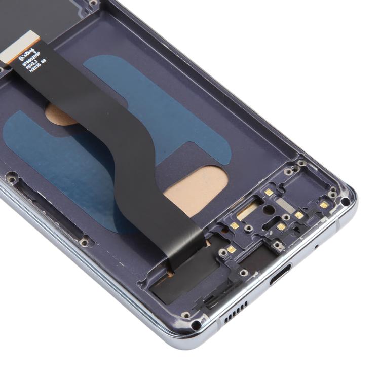 For Samsung Galaxy S20+ SM-G985F 6.58 inch TFT LCD Screen Digitizer Full Assembly with Frame, Not Supporting Fingerprint Identification (Grey)