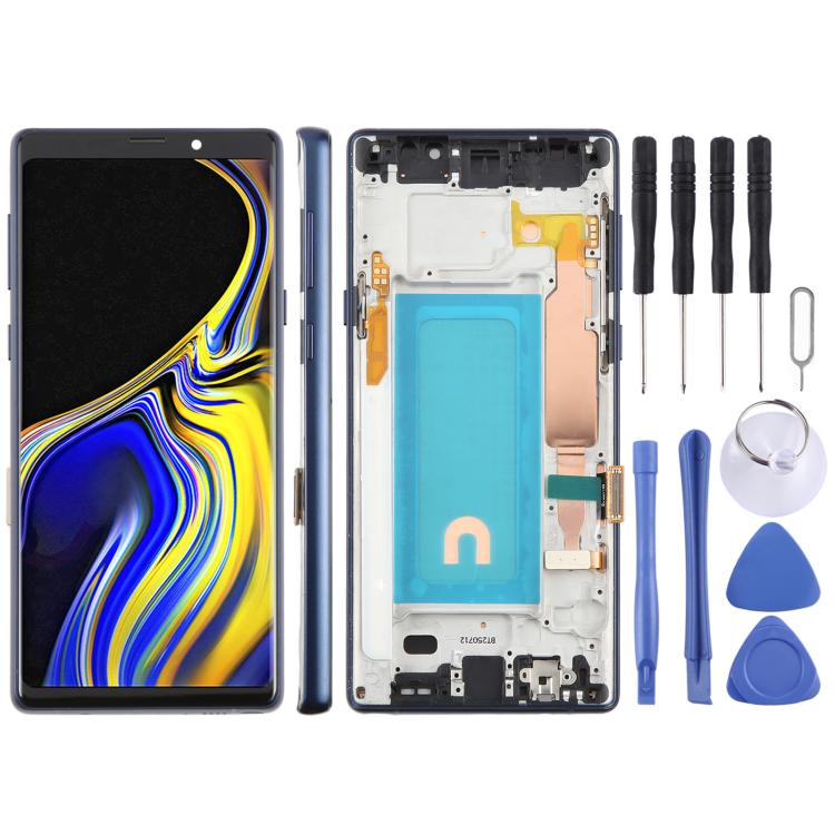 For Samsung Galaxy Note9 SM-N960F 6.33 inch TFT LCD Screen Digitizer Full Assembly with Frame (Blue)