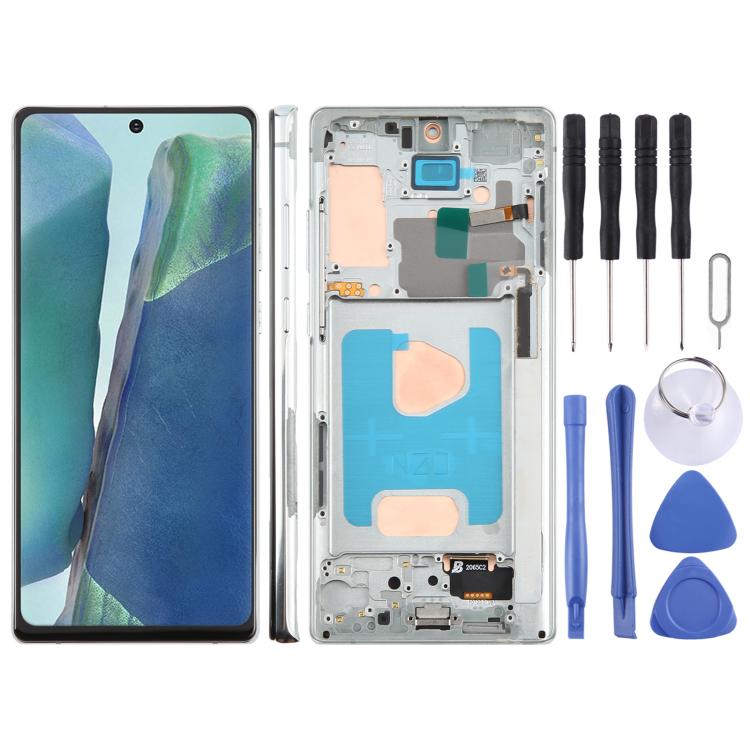For Samsung Galaxy Note20 SM-N980F 6.6 inch TFT LCD Screen Digitizer Full Assembly with Frame, Not Supporting Fingerprint Identification (Green)