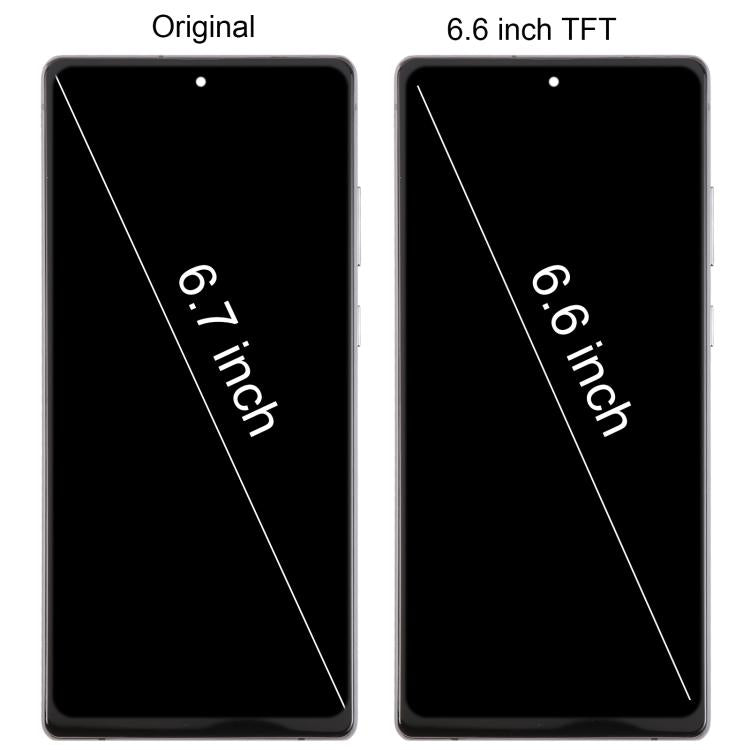 For Samsung Galaxy Note20 SM-N980F 6.6 inch TFT LCD Screen Digitizer Full Assembly with Frame, Not Supporting Fingerprint Identification (Green)