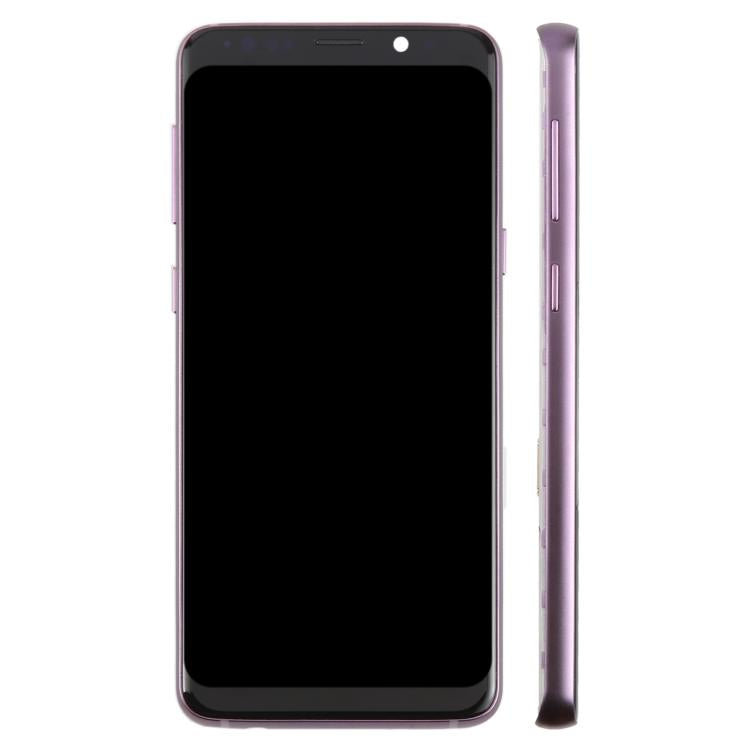 For Samsung Galaxy S9 SM-G960F 5.7 inch TFT LCD Screen Digitizer Full Assembly with Frame (Purple)