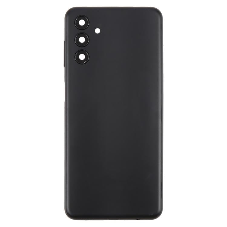 For Samsung Galaxy A04s SM-A047F Back Cover with Camera Lens Cover(Black)