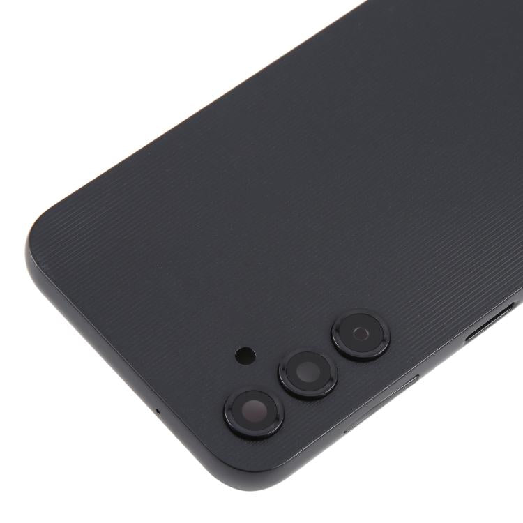 For Samsung Galaxy A14 SM-A145F Back Cover with Camera Lens Cover(Black)