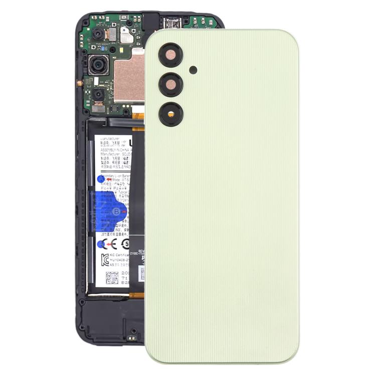 For Samsung Galaxy A14 SM-A145F Back Cover with Camera Lens Cover(Green)