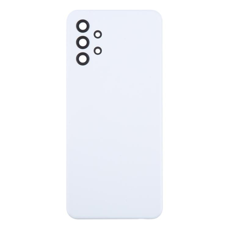 For Samsung Galaxy A32 4G SM-A325F Battery Back Cover with Camera Lens Cover(White)