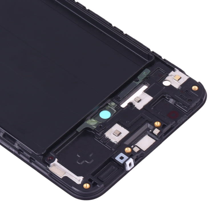 For Galaxy A50 SM-A505F/DS, A505FN/DS, A505GN/DS, A505FM/DS, A505YN Front Housing LCD Frame Bezel Plate (Black)