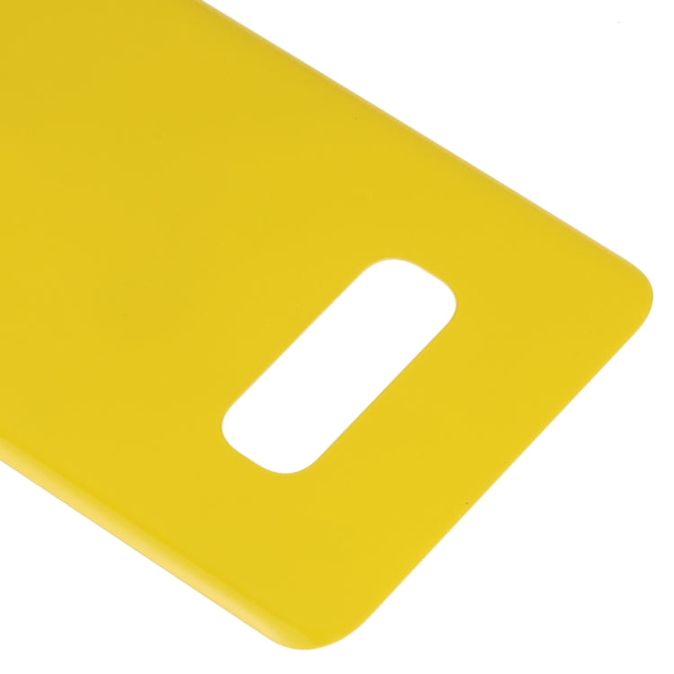 For Galaxy S10e SM-G970F/DS, SM-G970U, SM-G970W Battery Back Cover (Yellow)