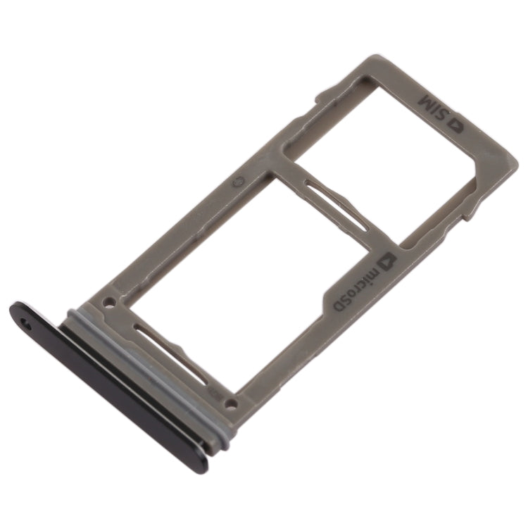 For Galaxy Note9 SIM Card Tray + Micro SD Card Tray (Black)