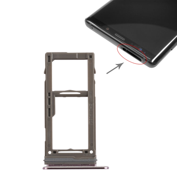 For Galaxy Note9 SIM Card Tray + Micro SD Card Tray (Purple) - free shipping - PMc TechLife - Order now!