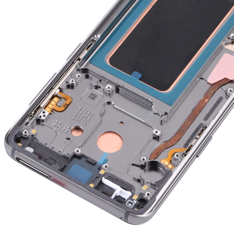 Super AMOLED LCD Screen for Galaxy S9+ / G965F / G965F / DS / G965U / G965W / G9650 Digitizer Full Assembly with Frame (Grey)
