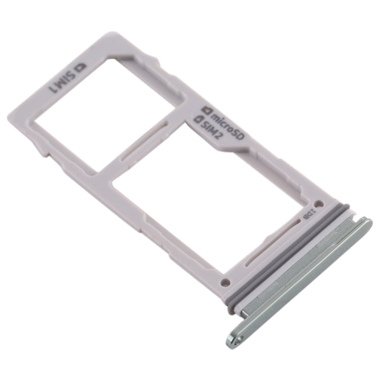 For Galaxy S10+ / S10 / S10e SIM Card Tray + SIM Card Tray / Micro SD Card Tray (Green)