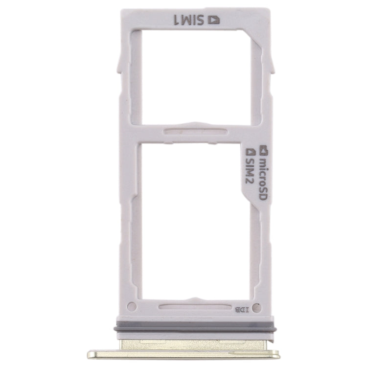 For Galaxy S10+ / S10 / S10e SIM Card Tray + SIM Card Tray / Micro SD Card Tray(Gold)