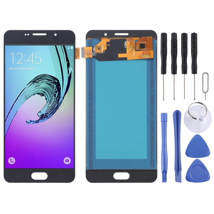 LCD Screen and Digitizer Full Assembly (TFT Material) for Galaxy A7 (2016), A710F, A710F/DS, A710FD, A710M, A710M/DS, A710Y/DS, A7100(Black)
