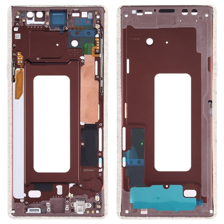 For Samsung Galaxy Note9 SM-N960F/DS, SM-N960U, SM-N9600/DS Middle Frame Bezel Plate with Side Keys (Gold)