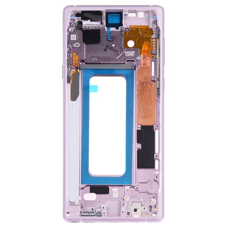 For Samsung Galaxy Note9 SM-N960F/DS, SM-N960U, SM-N9600/DS Middle Frame Bezel Plate with Side Keys (Purple)