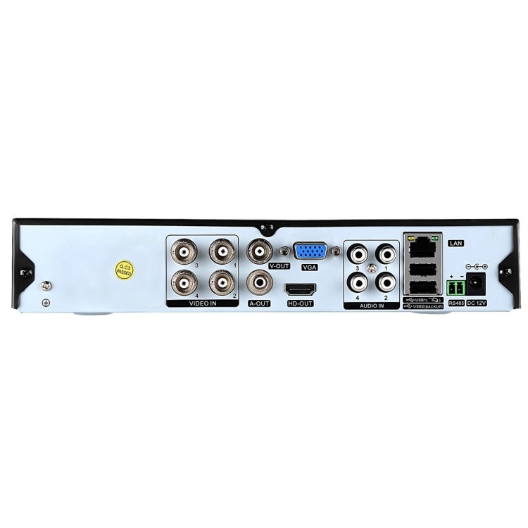 A41U-ZS 5 in 1 4 Channel Dual Stream H.264 1080N AHD DVR, Support AHD / TVI / CVI / CVBS / IP Signal(Black)