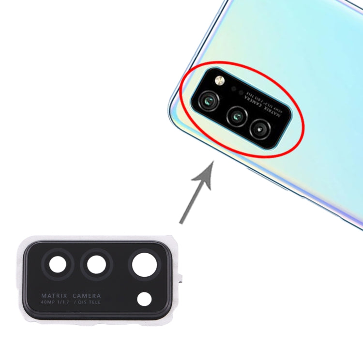 For Huawei Honor V30 10pcs Camera Lens Cover (Black) - Camera by PMC TechLife | Online Shopping South Africa | PMC TechLife | Buy Now Pay Later Mobicred