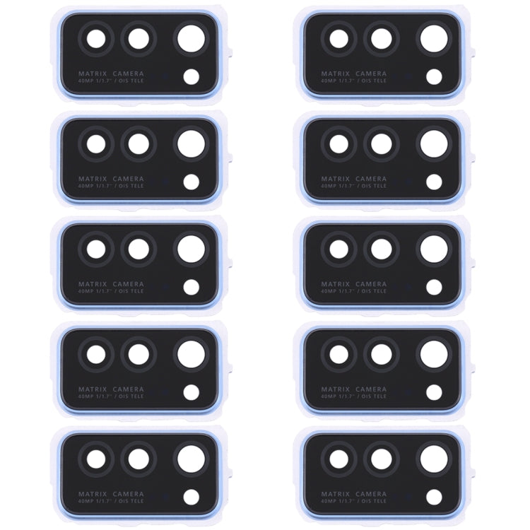 For Huawei Honor V30 10pcs Camera Lens Cover (Blue)