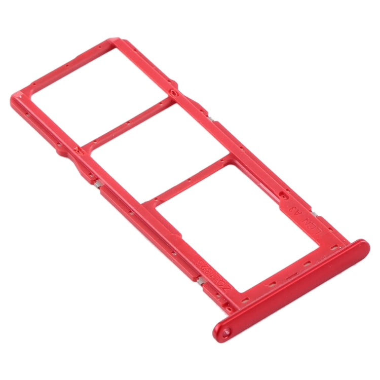 SIM Card Tray + SIM Card Tray + Micro SD Card Tray for Huawei Y6 Pro (2019) (Red) - Card Socket by PMc TechLife | Online Shopping South Africa | PMc TechLife | Buy Now Pay Later Mobicred