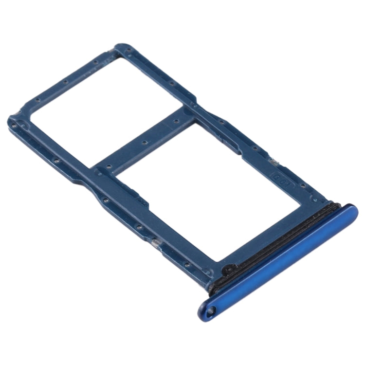 SIM Card Tray + SIM Card Tray / Micro SD Card Tray for Huawei P20 Lite (2019) (Blue) - Card Socket by PMc TechLife | Online Shopping South Africa | PMc TechLife | Buy Now Pay Later Mobicred