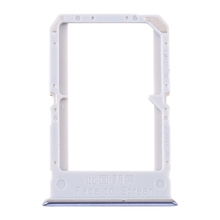 For OPPO Reno4 SE/A93 4G/OPPO Reno4 F/Reno4 Lite/F17 Pro PEAT00 PEAM00 SIM Card Tray + SIM Card Tray (Silver)
