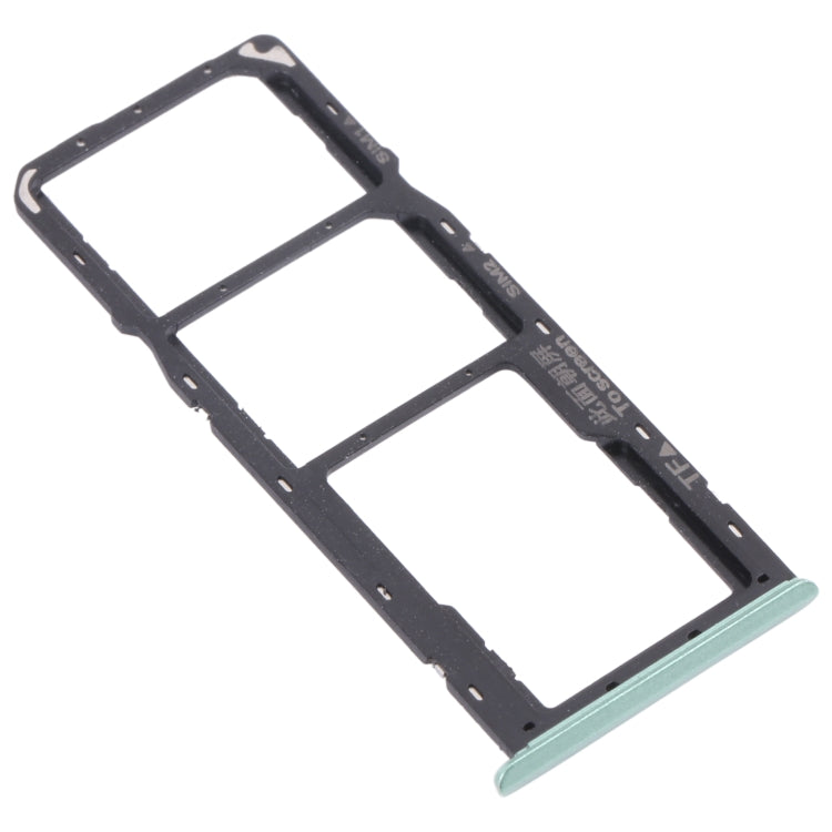 For OPPO Realme C11 RMX2185 SIM Card Tray + SIM Card Tray + Micro SD Card Tray (Green)