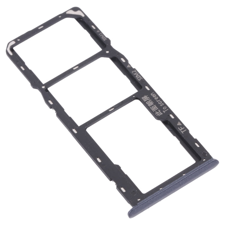 For OPPO Realme C11 RMX2185 SIM Card Tray + SIM Card Tray + Micro SD Card Tray (Grey)
